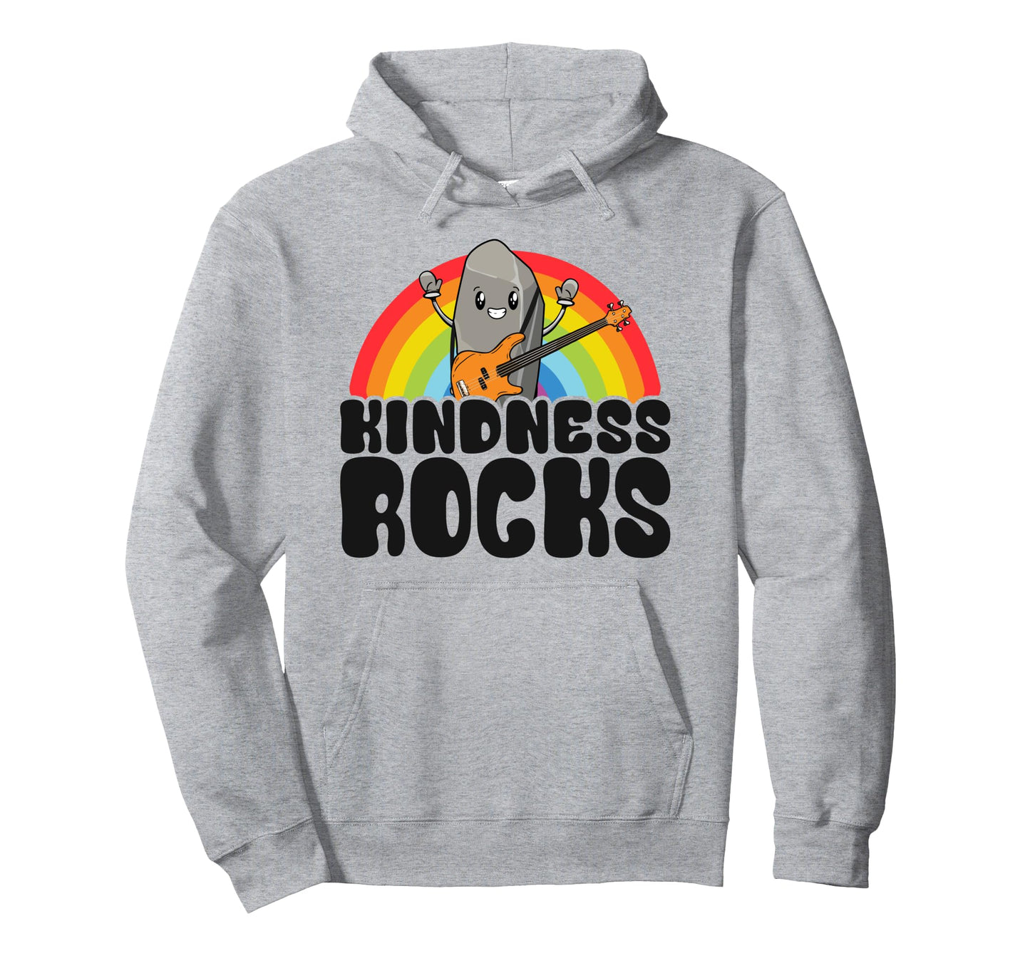 Anti Bullying Rainbow Hippie Music Hoodie - Unique Graphic Men Women - T-Shirt, Sweatshirt, Hoodie