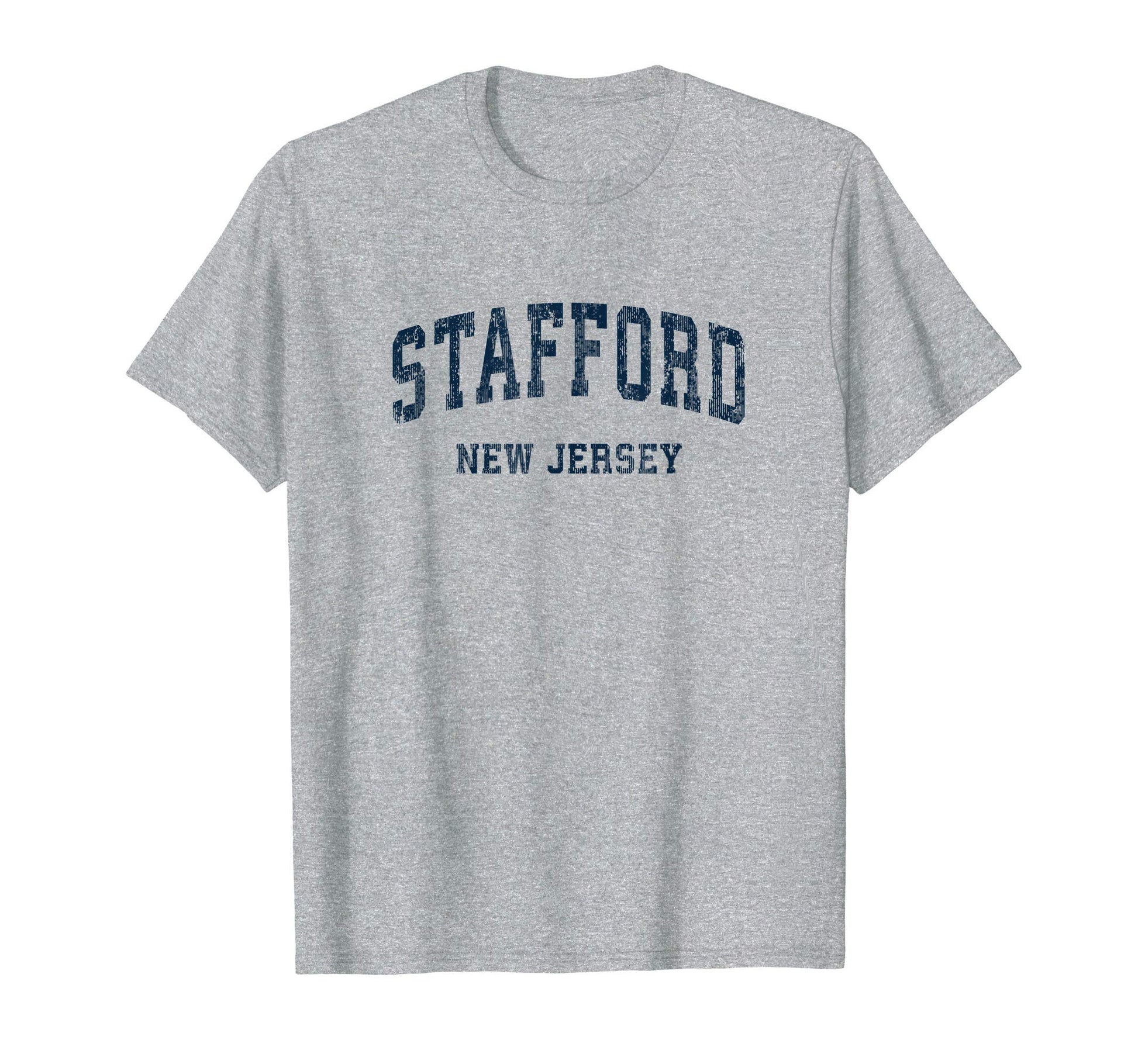 Stafford New Jersey Nj Varsity T-Shirt - Fun Novelty Design for Adults - T-Shirt, Sweatshirt, Hoodie