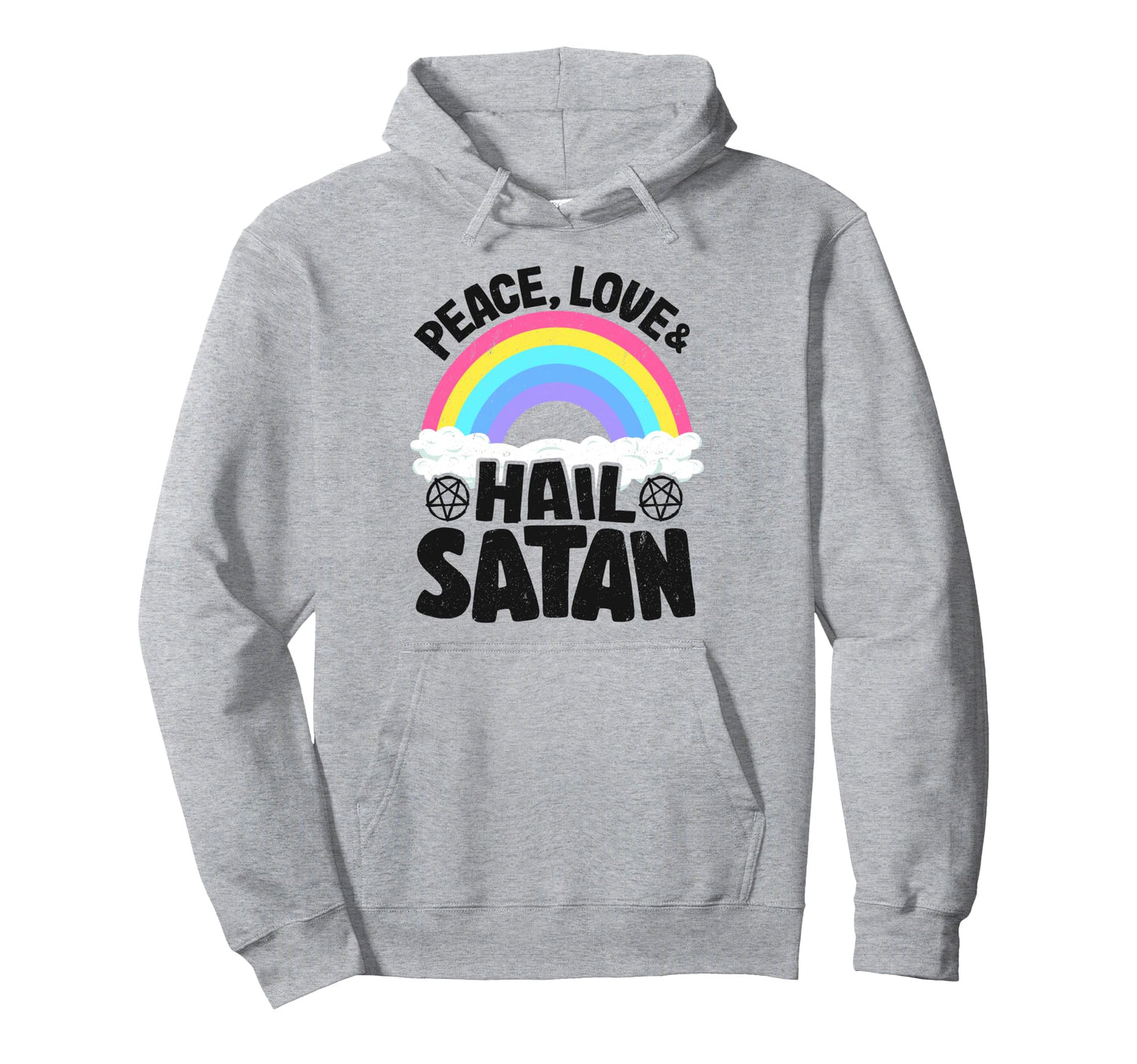 Punk Band Death Metal Rainbow Peace Hoodie - Streetwear Style for Adults - T-Shirt, Sweatshirt, Hoodie