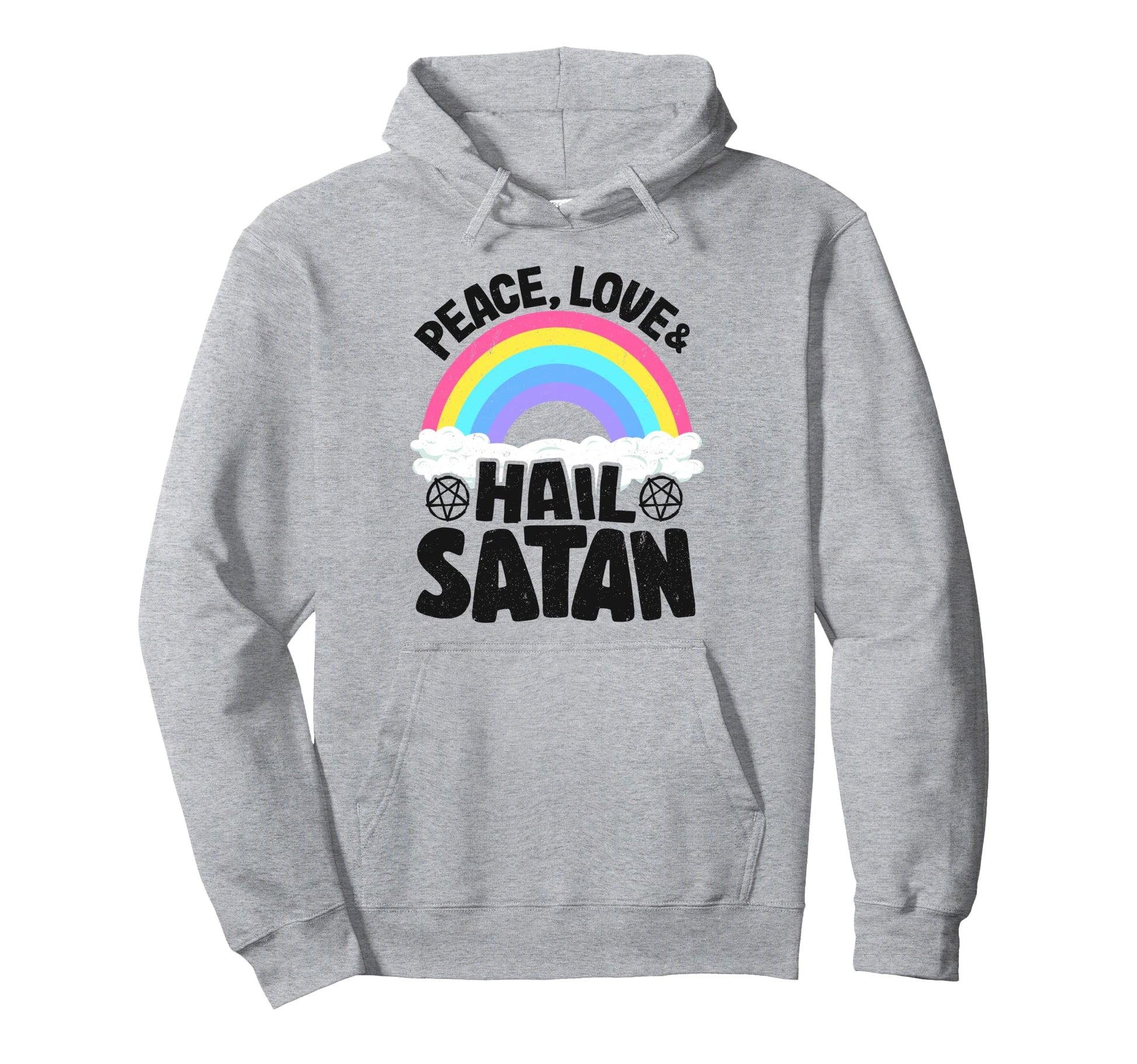 Punk Band Death Metal Rainbow Peace Hoodie - Streetwear Style for Adults - T-Shirt, Sweatshirt, Hoodie