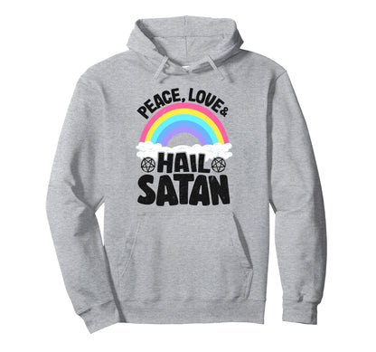 Punk Band Death Metal Rainbow Peace Hoodie - Streetwear Style for Adults - T-Shirt, Sweatshirt, Hoodie