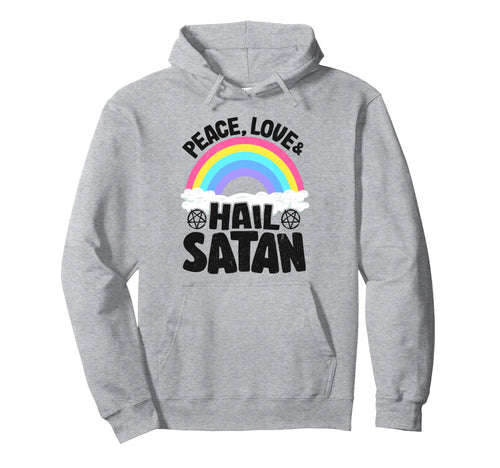 Punk Band Death Metal Rainbow Peace Hoodie - Streetwear Style for Adults - T-Shirt, Sweatshirt, Hoodie