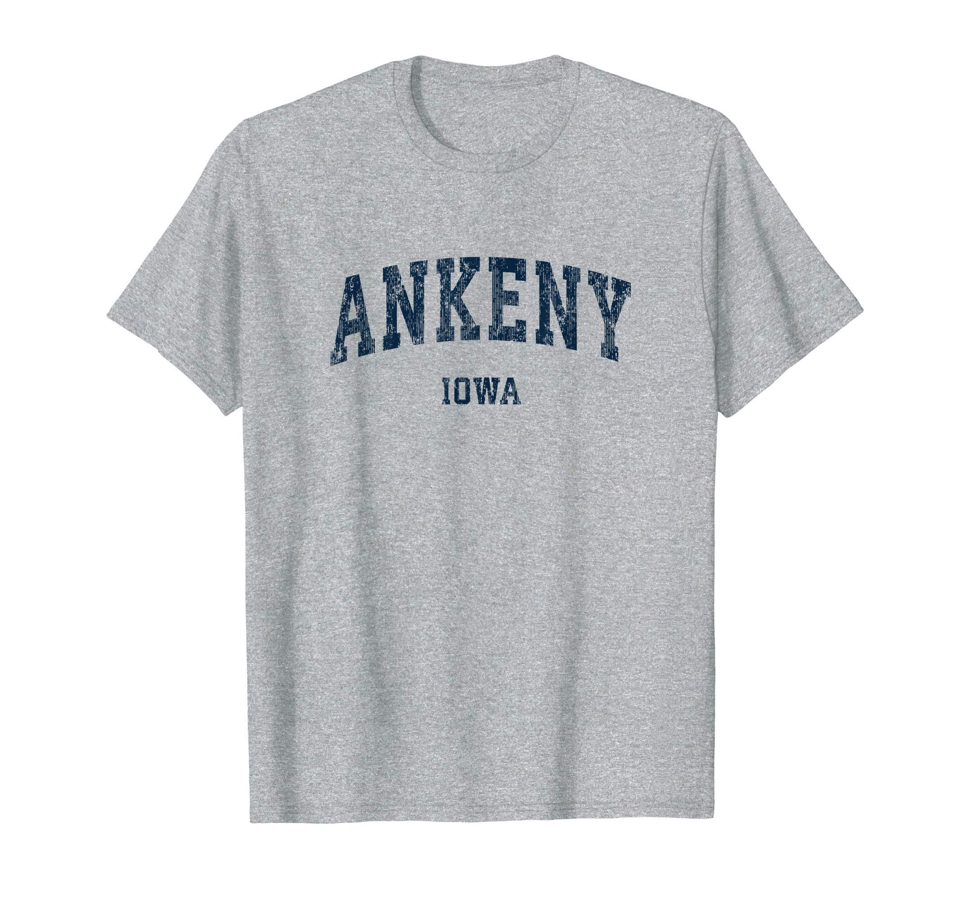 Ankeny Iowa Ia Varsity Sports Navy T-Shirt - Novelty Apparel Unisex - T-Shirt, Sweatshirt, Hoodie