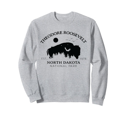 Us Theodore Roosevelt National Sweatshirt - Fun Novelty Design for Adults - T-Shirt, Sweatshirt, Hoodie