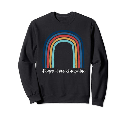 Peace Love Sunshine Gift Hoodie - Novelty Apparel Men Women - T-Shirt, Sweatshirt, Hoodie