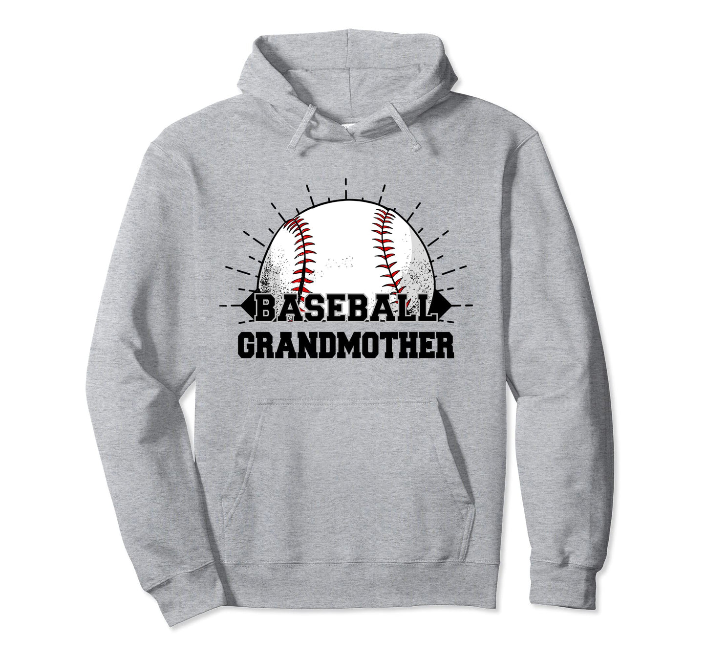 Game Day Baseball Grandmother Hoodie - Fun Novelty Design Men Women - T-Shirt, Sweatshirt, Hoodie