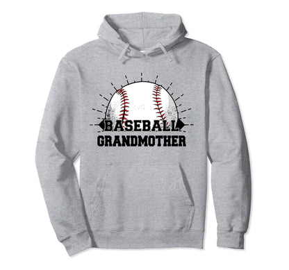 Game Day Baseball Grandmother Hoodie - Fun Novelty Design Men Women - T-Shirt, Sweatshirt, Hoodie