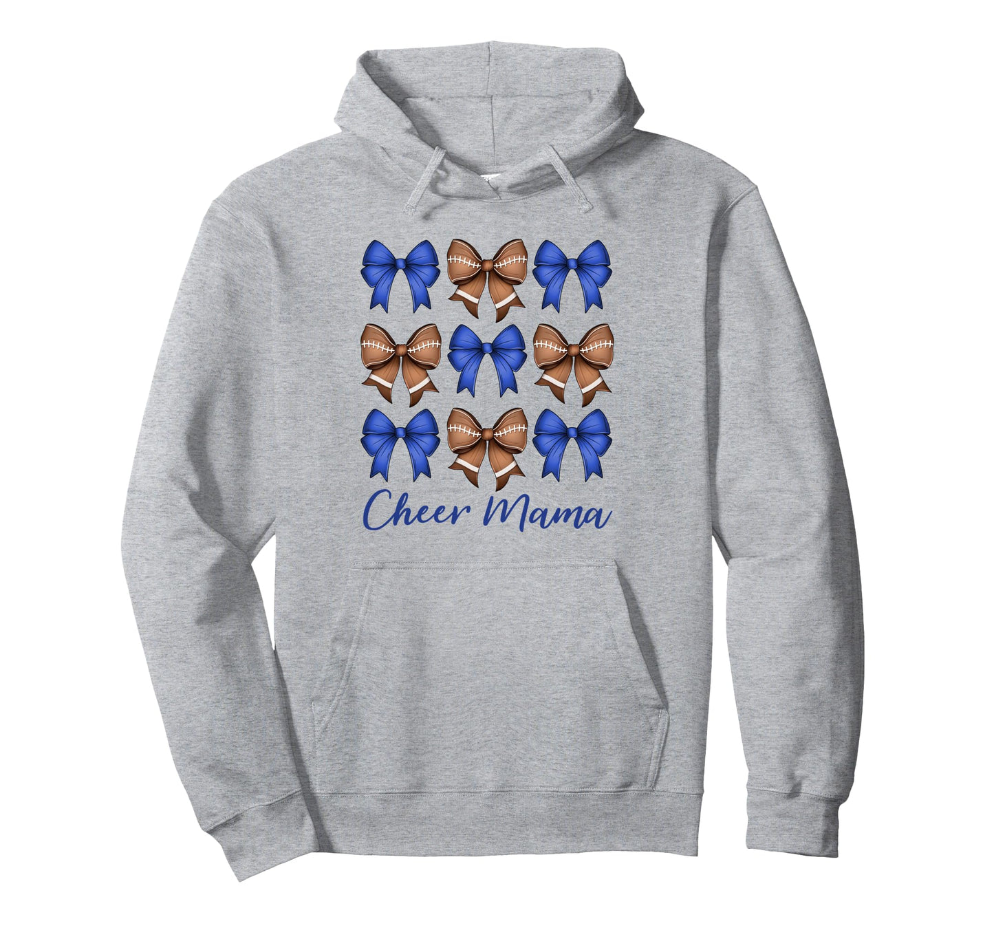 Game Day Blue Cheerleader Hoodie - Casual Everyday Wear Men Women - T-Shirt, Sweatshirt, Hoodie