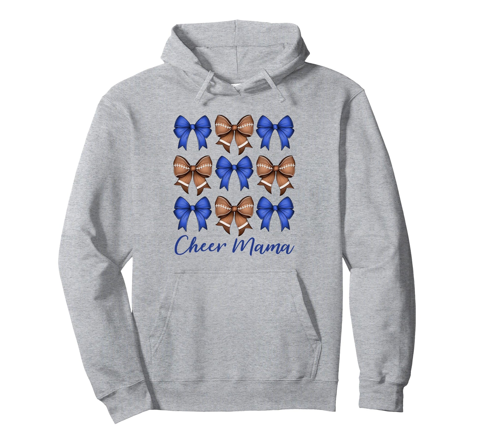 Game Day Blue Cheerleader Hoodie - Casual Everyday Wear Men Women - T-Shirt, Sweatshirt, Hoodie