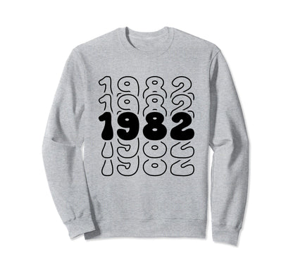 42 Year Old Groovy 42Nd Birthday Sweatshirt - Unique Graphic Men Women - T-Shirt, Sweatshirt, Hoodie