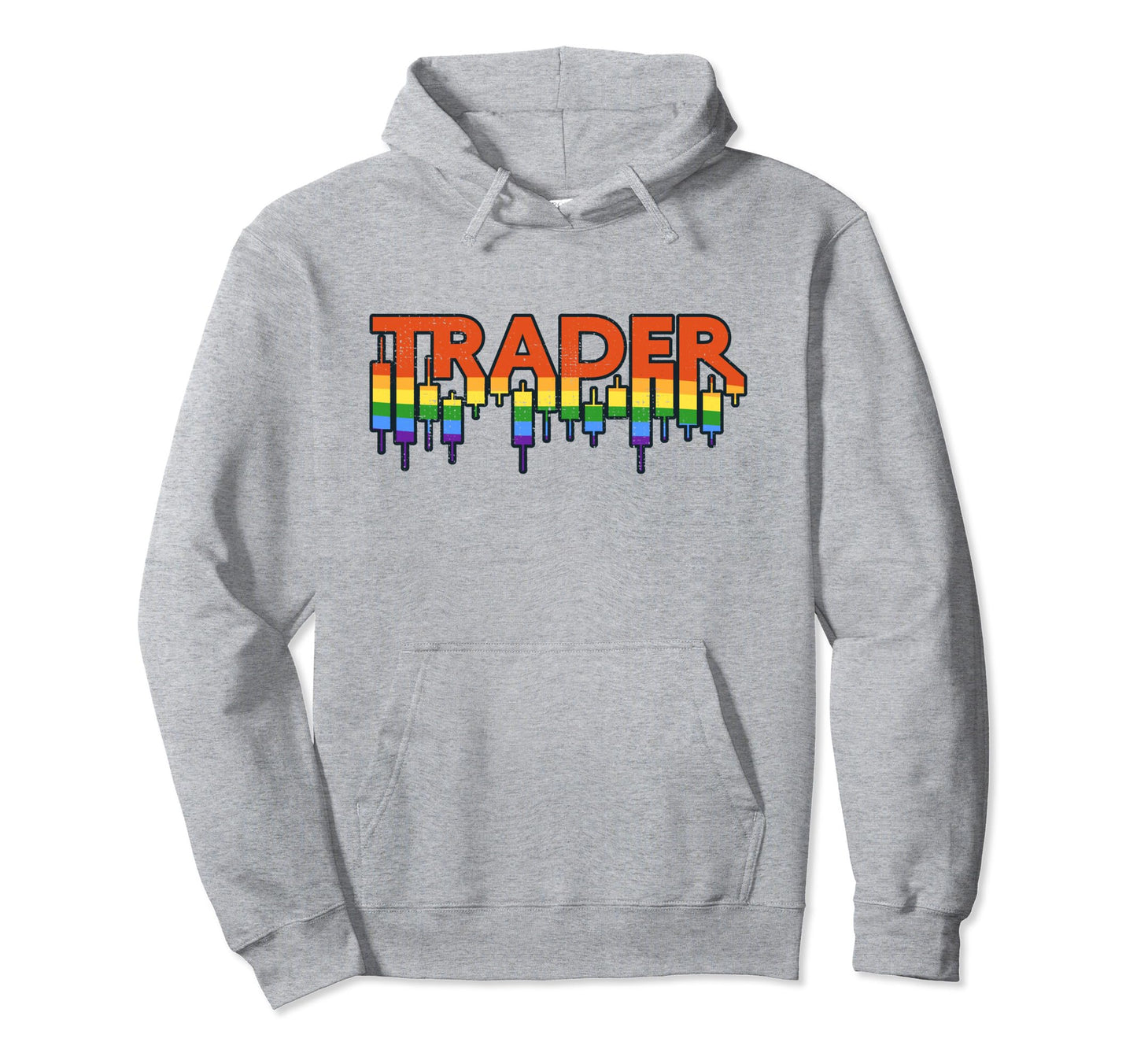 Trader Lgbtq Crypto Trading Lover Hoodie - Minimalist Print for Adults - T-Shirt, Sweatshirt, Hoodie
