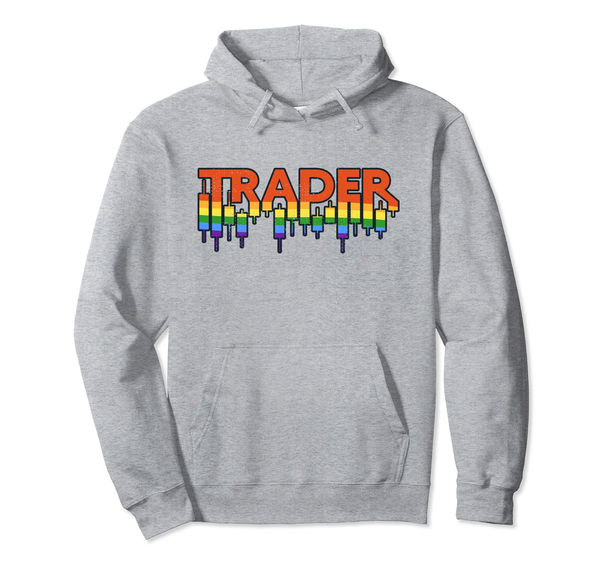 Trader Lgbtq Crypto Trading Lover Hoodie - Minimalist Print for Adults - T-Shirt, Sweatshirt, Hoodie