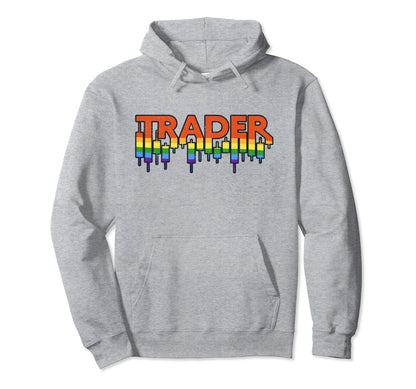 Trader Lgbtq Crypto Trading Lover Hoodie - Minimalist Print for Adults - T-Shirt, Sweatshirt, Hoodie