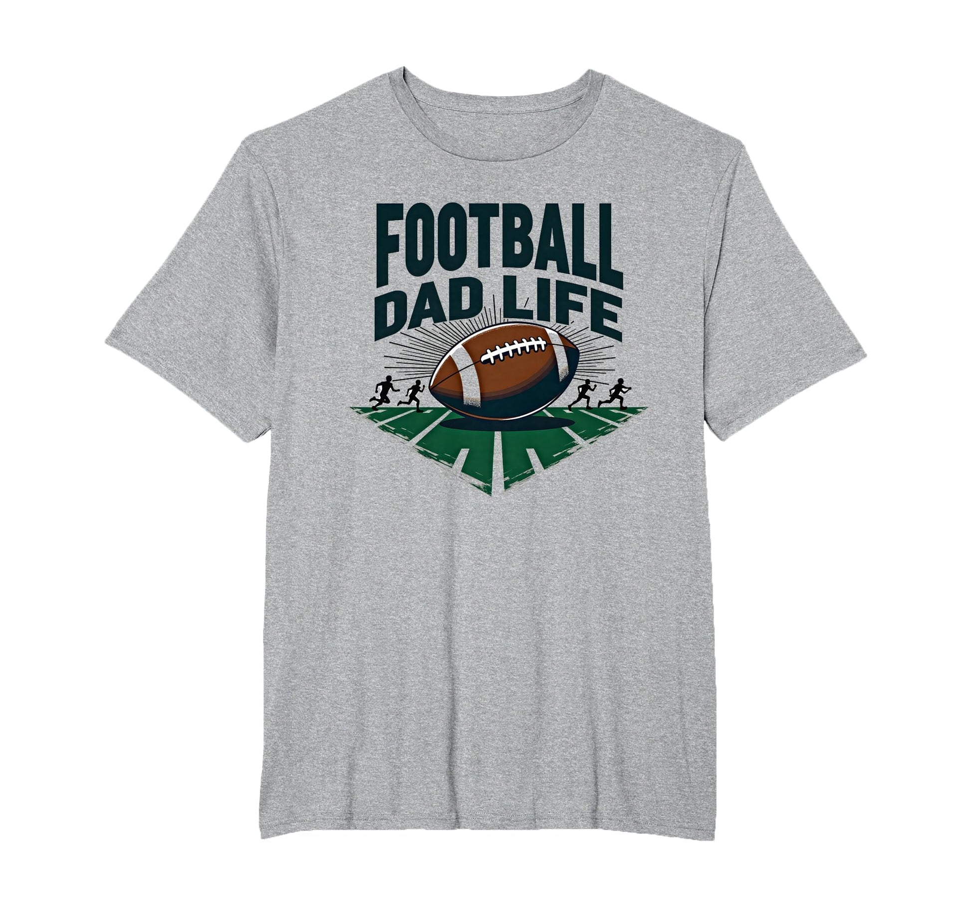 Football Dad Life Proud Father T-Shirt - Fun Novelty Design for Adults - T-Shirt, Sweatshirt, Hoodie