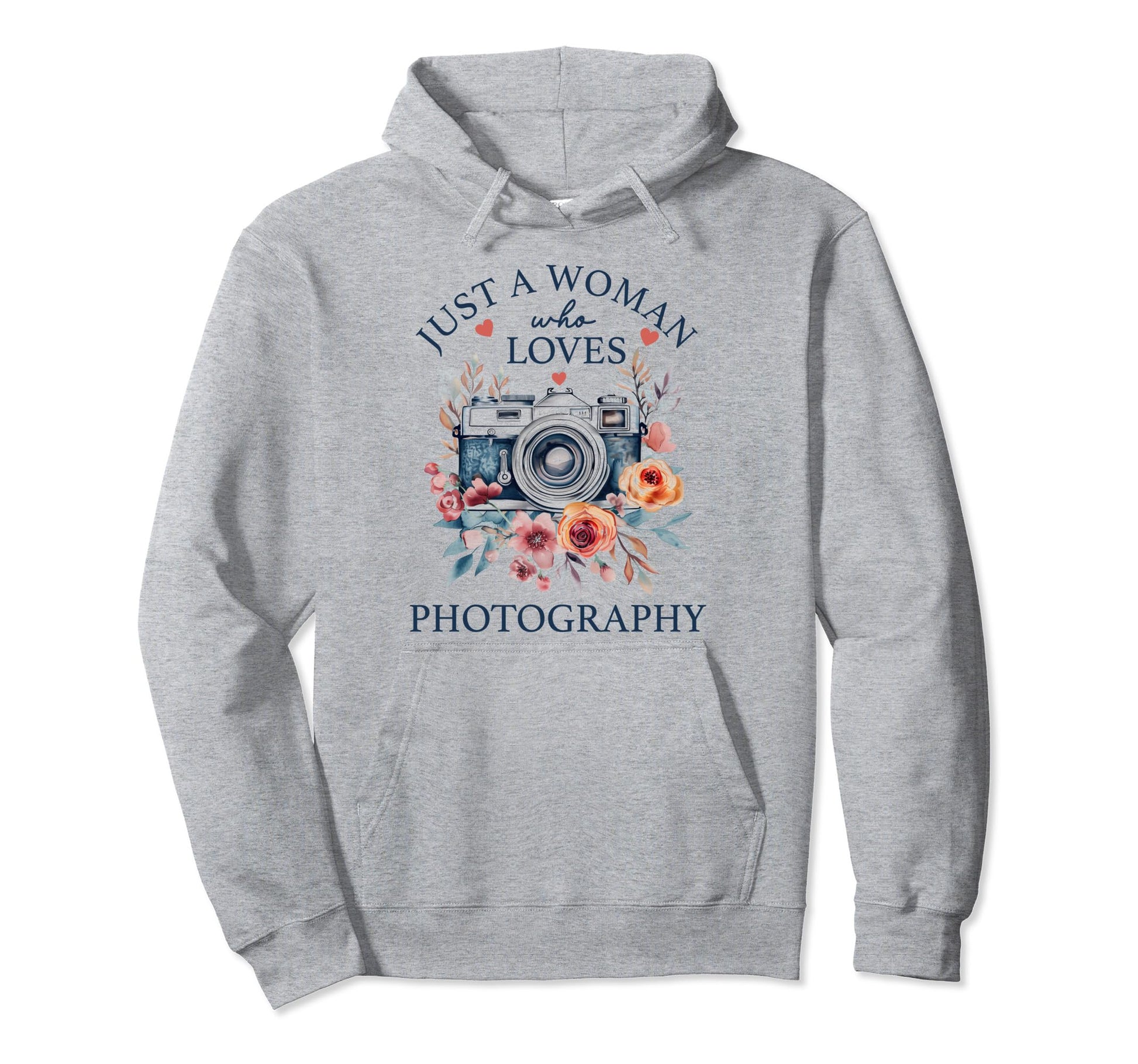Photographer Camera Flowers Photography Hoodie - Aesthetic Graphic Unisex - T-Shirt, Sweatshirt, Hoodie