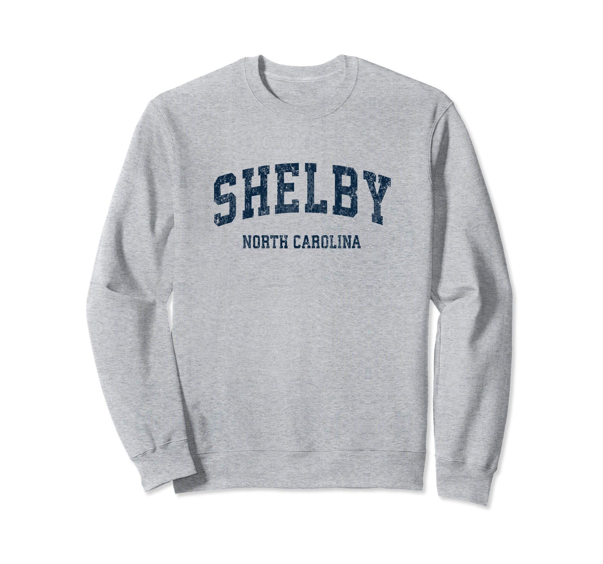 Shelby North Carolina Nc Varsity Sweatshirt - Graphic Print Men Women - T-Shirt, Sweatshirt, Hoodie