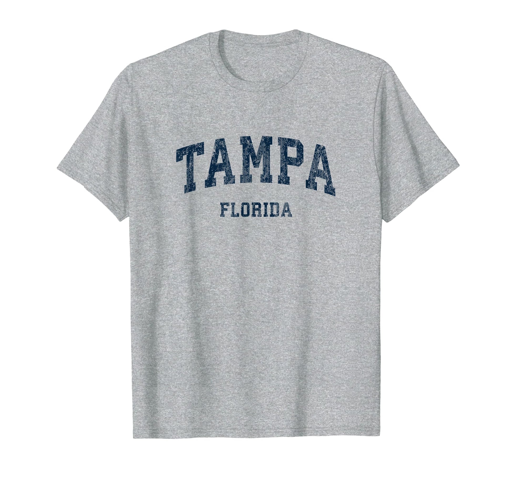 Tampa Florida Fl Varsity Sports Navy T-Shirt - Fun Novelty Design Men Women - T-Shirt, Sweatshirt, Hoodie