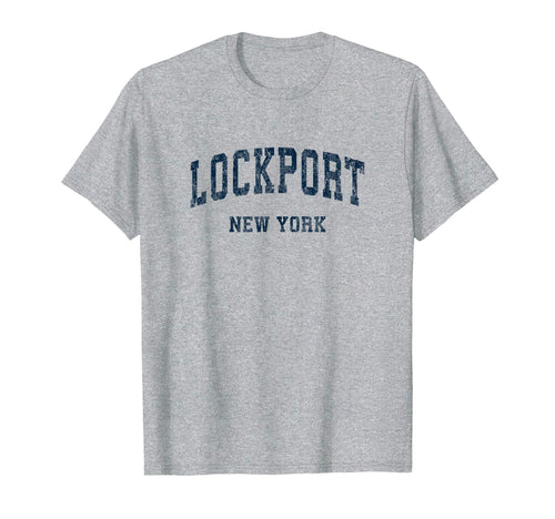 Lockport New York Ny Varsity Sports T-Shirt - Streetwear Style for Adults - T-Shirt, Sweatshirt, Hoodie