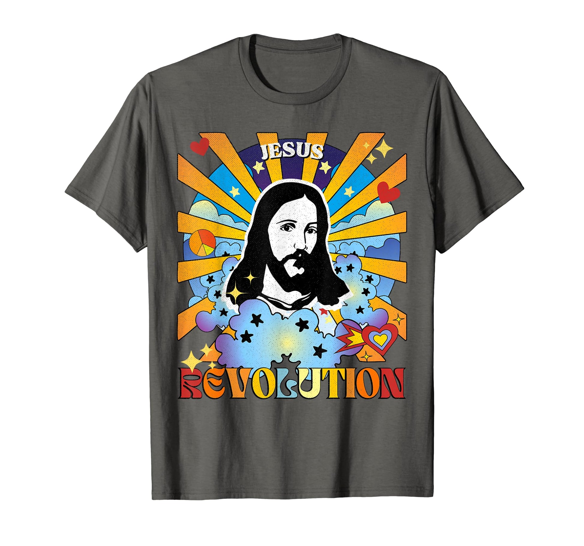 Jesus Revolution Groovy Hippie 60S 70S T-Shirt - Custom Art Print Unisex - T-Shirt, Sweatshirt, Hoodie