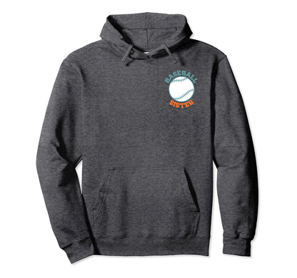 My Baseball Sister Era Groovy Sister Hoodie - Trendy Graphic for Adults - T-Shirt, Sweatshirt, Hoodie