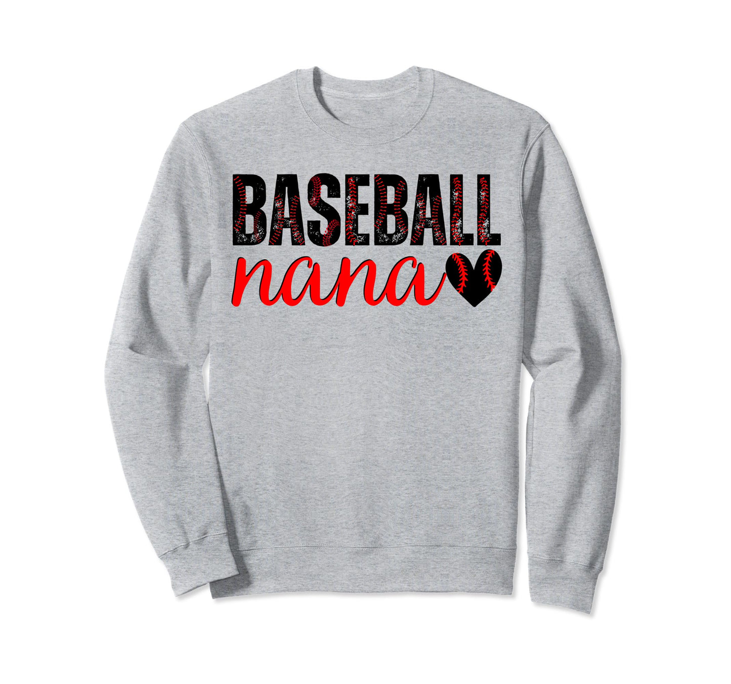 Baseball Nana Family Matching Sweatshirt - Aesthetic Graphic Men Women - T-Shirt, Sweatshirt, Hoodie