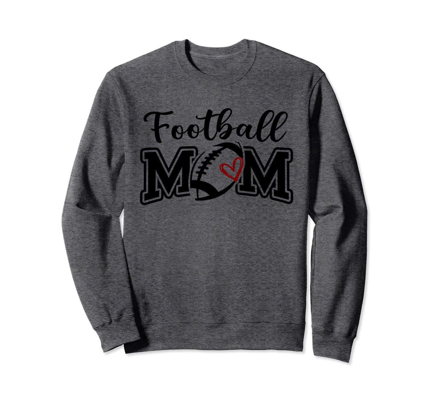 Football Mom Football Game Day Vibes Sweatshirt - Graphic Print Men Women - T-Shirt, Sweatshirt, Hoodie