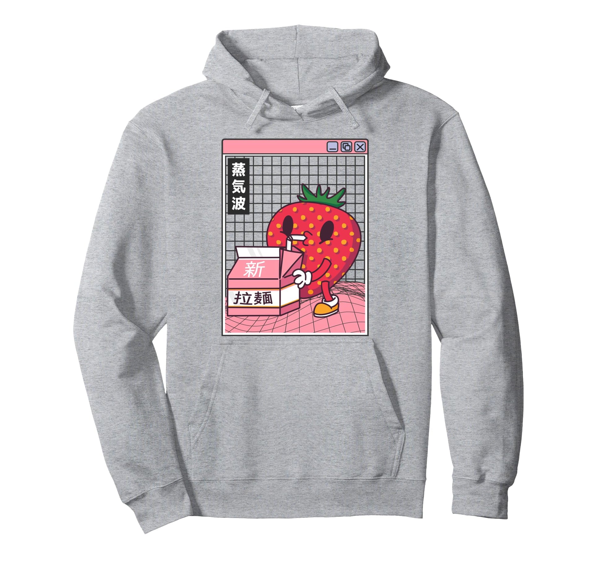 Strawberry Milk Digital Japan Otaku Hoodie - Novelty Apparel Men Women - T-Shirt, Sweatshirt, Hoodie