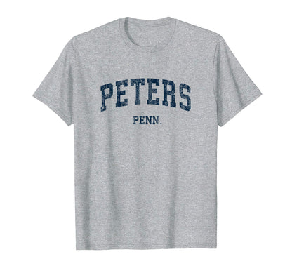 Peters Pennsylvania Pa Varsity Sports T-Shirt - Novelty Apparel for Adults - T-Shirt, Sweatshirt, Hoodie