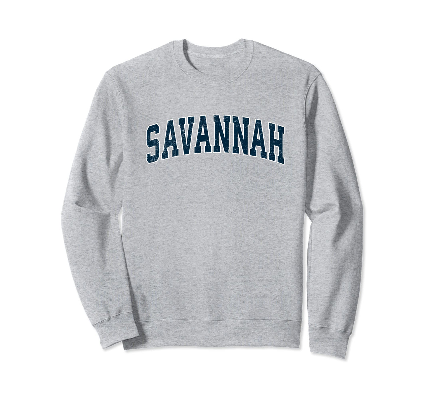 Savannah Georgia Ga Varsity Sports Sweatshirt - Trendy Graphic for Adults - T-Shirt, Sweatshirt, Hoodie