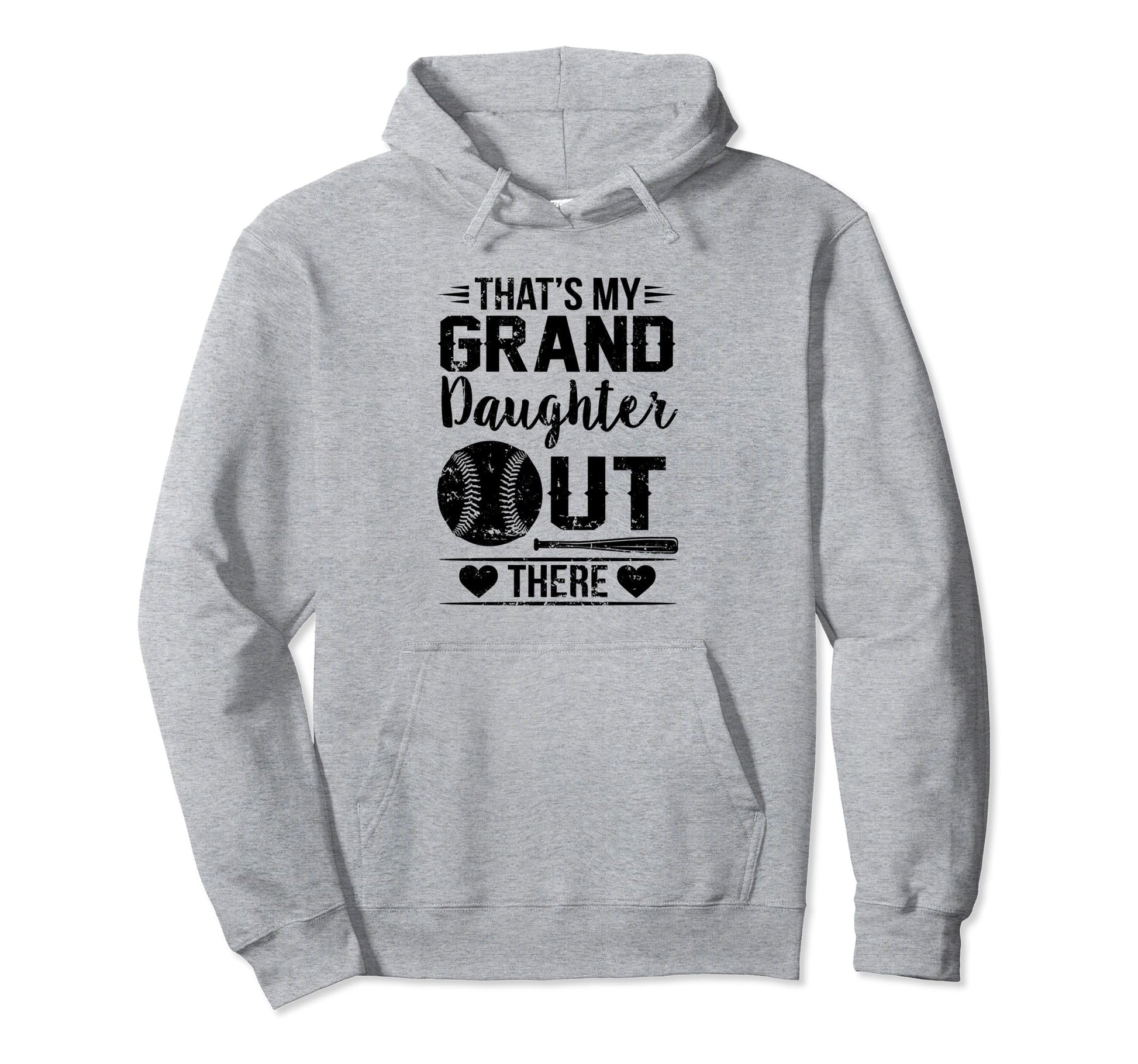 Thats My Granddaughter Out There Softball Hoodie - Unique Graphic Unisex - T-Shirt, Sweatshirt, Hoodie
