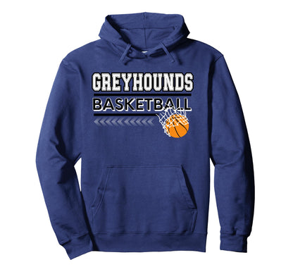 Greyhounds Basketball Mom Game Day Hoodie - Streetwear Style Men Women - T-Shirt, Sweatshirt, Hoodie