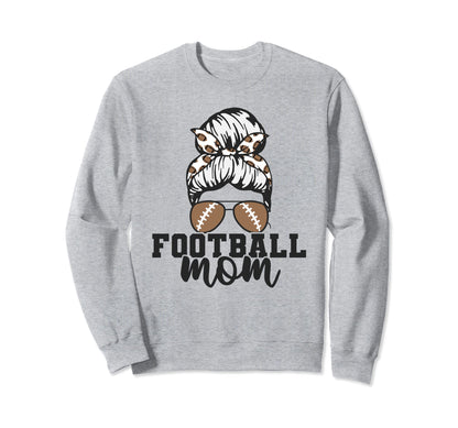 Game Day Messy Bun And Sweatshirt - Casual Everyday Wear Men Women - T-Shirt, Sweatshirt, Hoodie