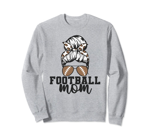 Game Day Messy Bun And Sweatshirt - Casual Everyday Wear Men Women - T-Shirt, Sweatshirt, Hoodie
