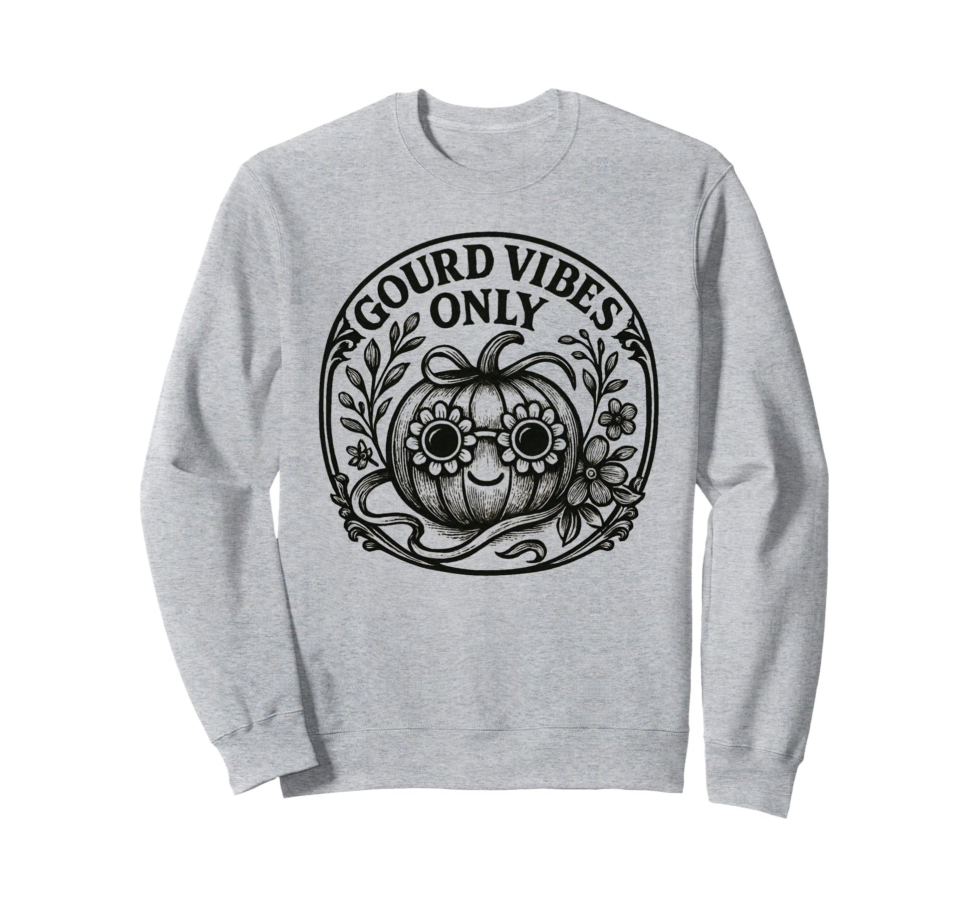 Halloween Boho Pumpkin Pun Funny Sweatshirt - Minimalist Print Unisex - T-Shirt, Sweatshirt, Hoodie