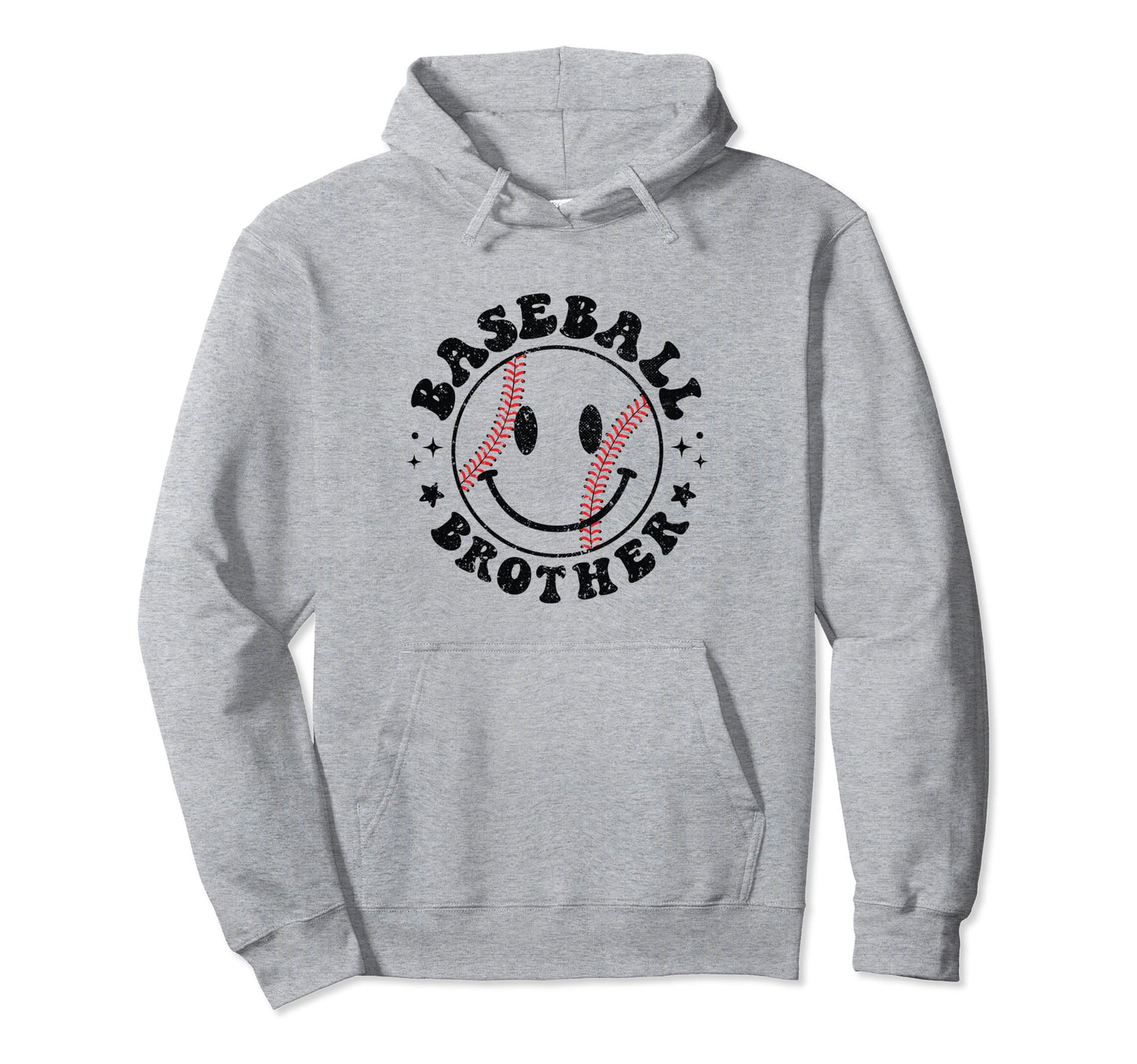 Baseball Brother Funny Sporty Hoodie - Fun Novelty Design Unisex - T-Shirt, Sweatshirt, Hoodie