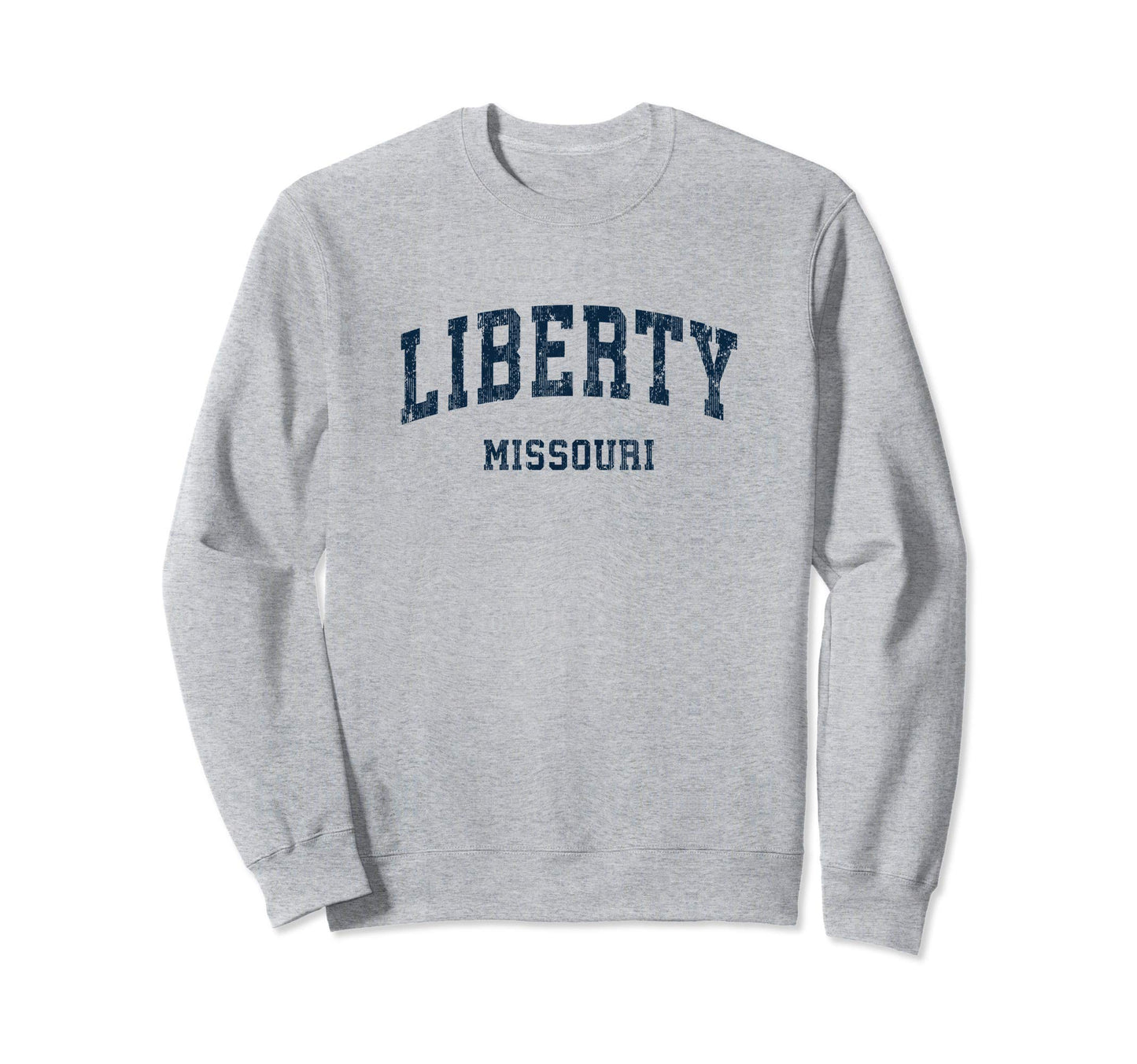 Liberty Missouri Mo Varsity Sweatshirt - Minimalist Print for Adults - T-Shirt, Sweatshirt, Hoodie