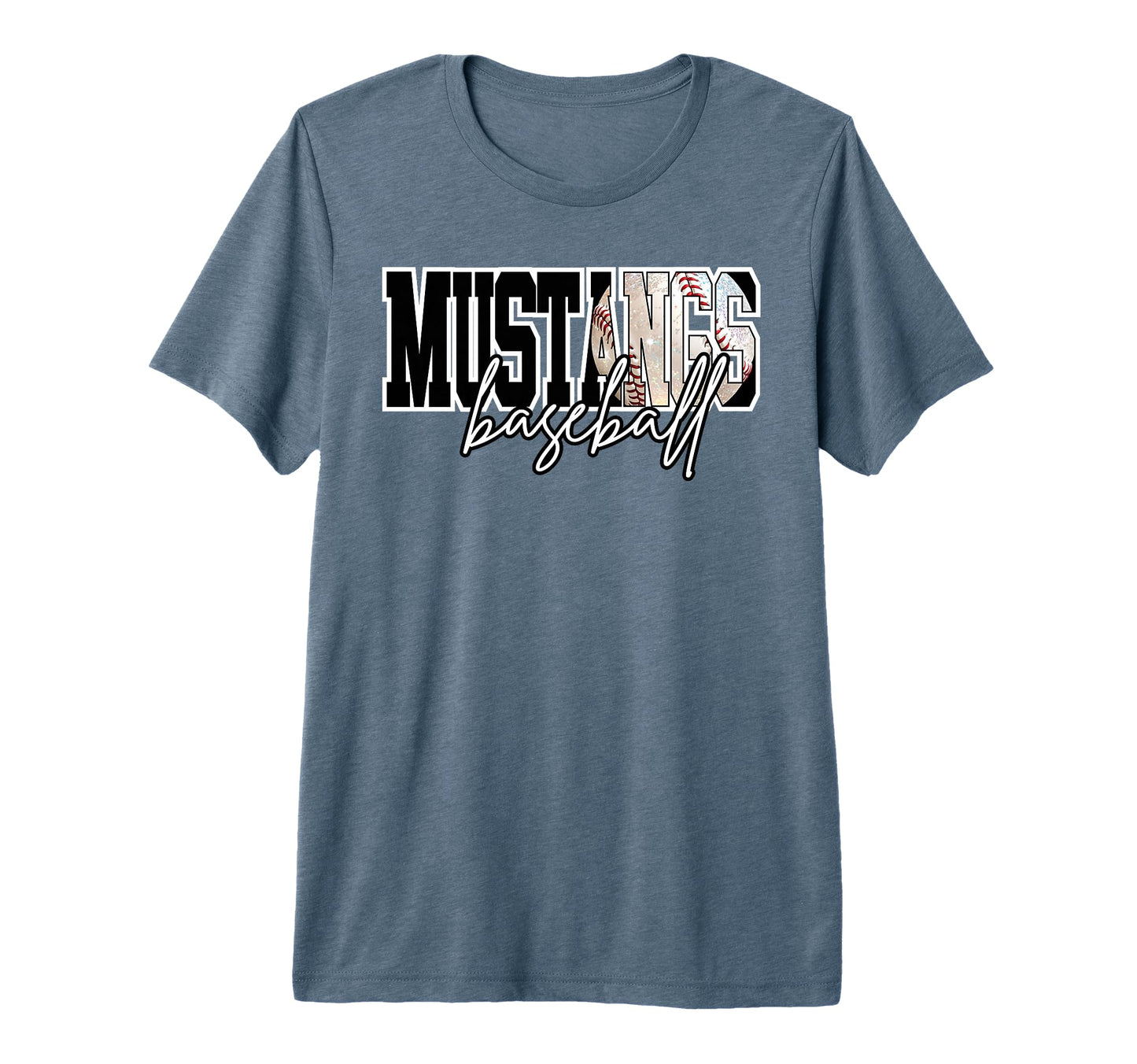 Mustangs Baseball Mom Game Day T-Shirt - Fun Novelty Design Men Women - T-Shirt, Sweatshirt, Hoodie