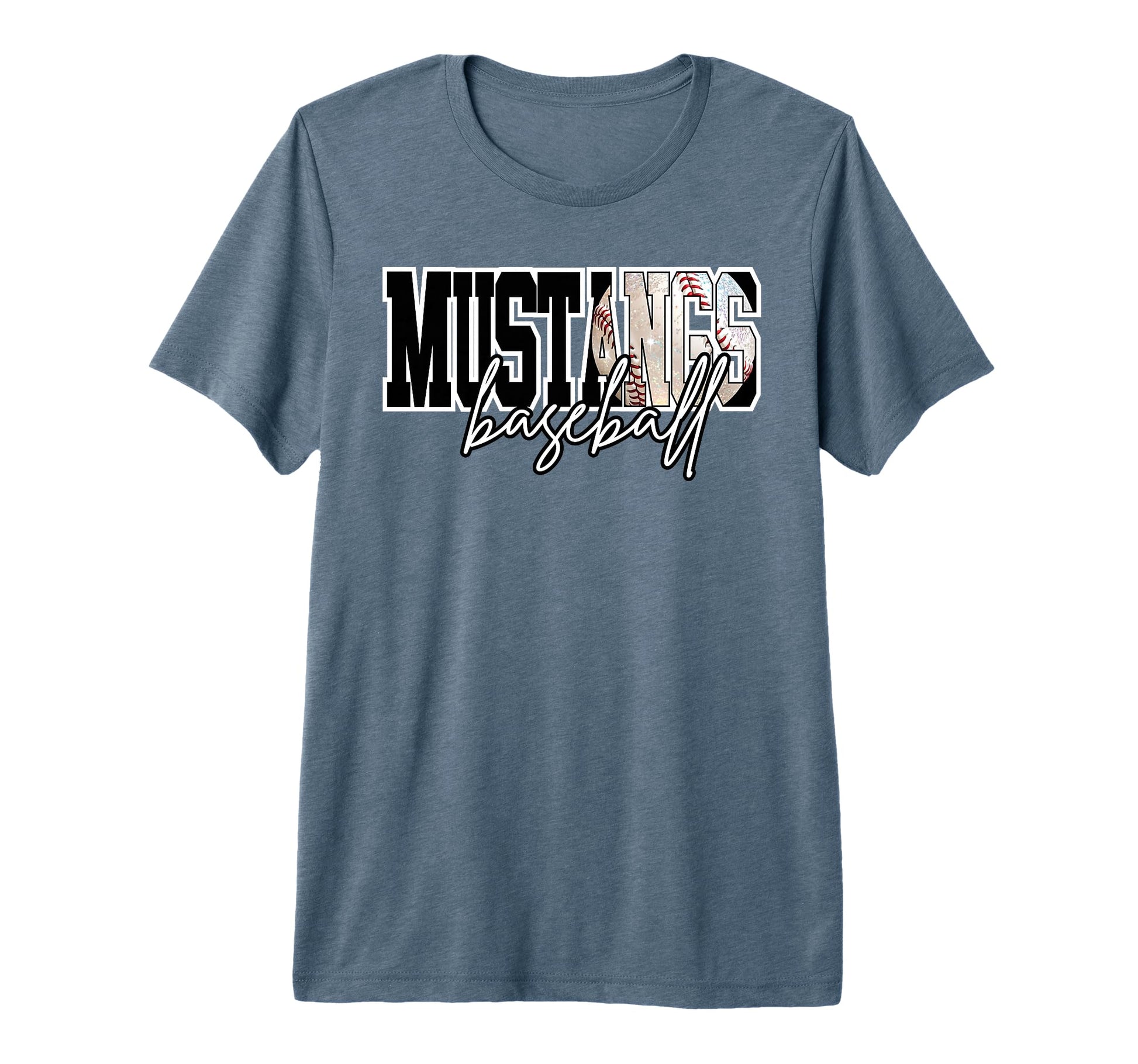 Mustangs Baseball Mom Game Day T-Shirt - Fun Novelty Design Men Women - T-Shirt, Sweatshirt, Hoodie