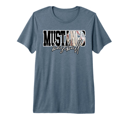 Mustangs Baseball Mom Game Day T-Shirt - Fun Novelty Design Men Women - T-Shirt, Sweatshirt, Hoodie