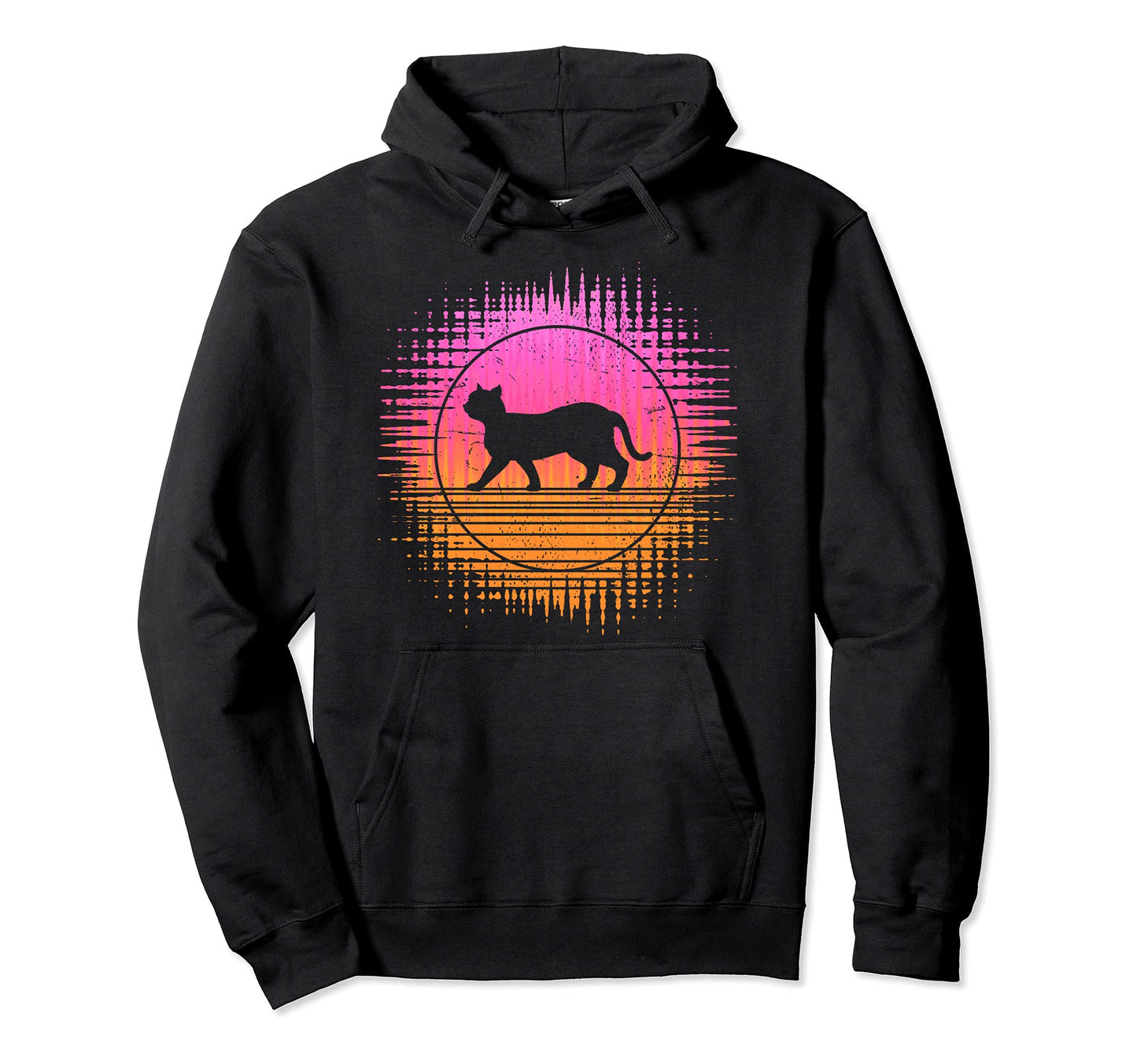 Vaporwave Aesthetic Animal Cat Owner 90S Art Hoodie - Graphic Print Unisex - T-Shirt, Sweatshirt, Hoodie