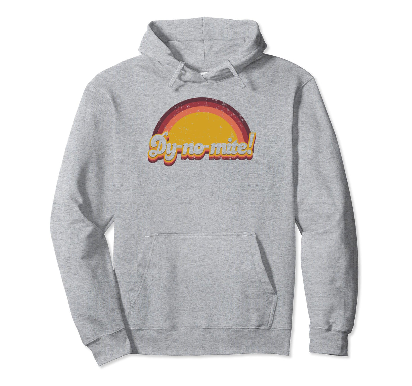 Dy No Mite Rainbow Distressed Kidcore Hoodie - Custom Art Print for Adults - T-Shirt, Sweatshirt, Hoodie