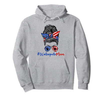 Water Polo Mom Game Day Water Polo Hoodie - Aesthetic Graphic for Adults - T-Shirt, Sweatshirt, Hoodie