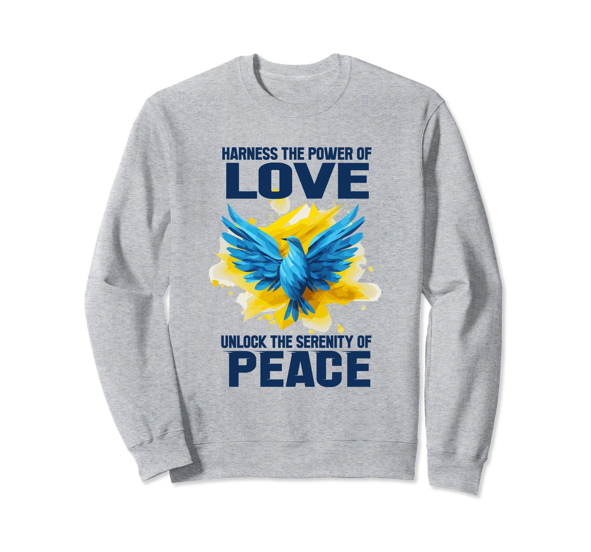 Harness Power Love Unlock Serenity Sweatshirt - Trendy Graphic for Adults - T-Shirt, Sweatshirt, Hoodie