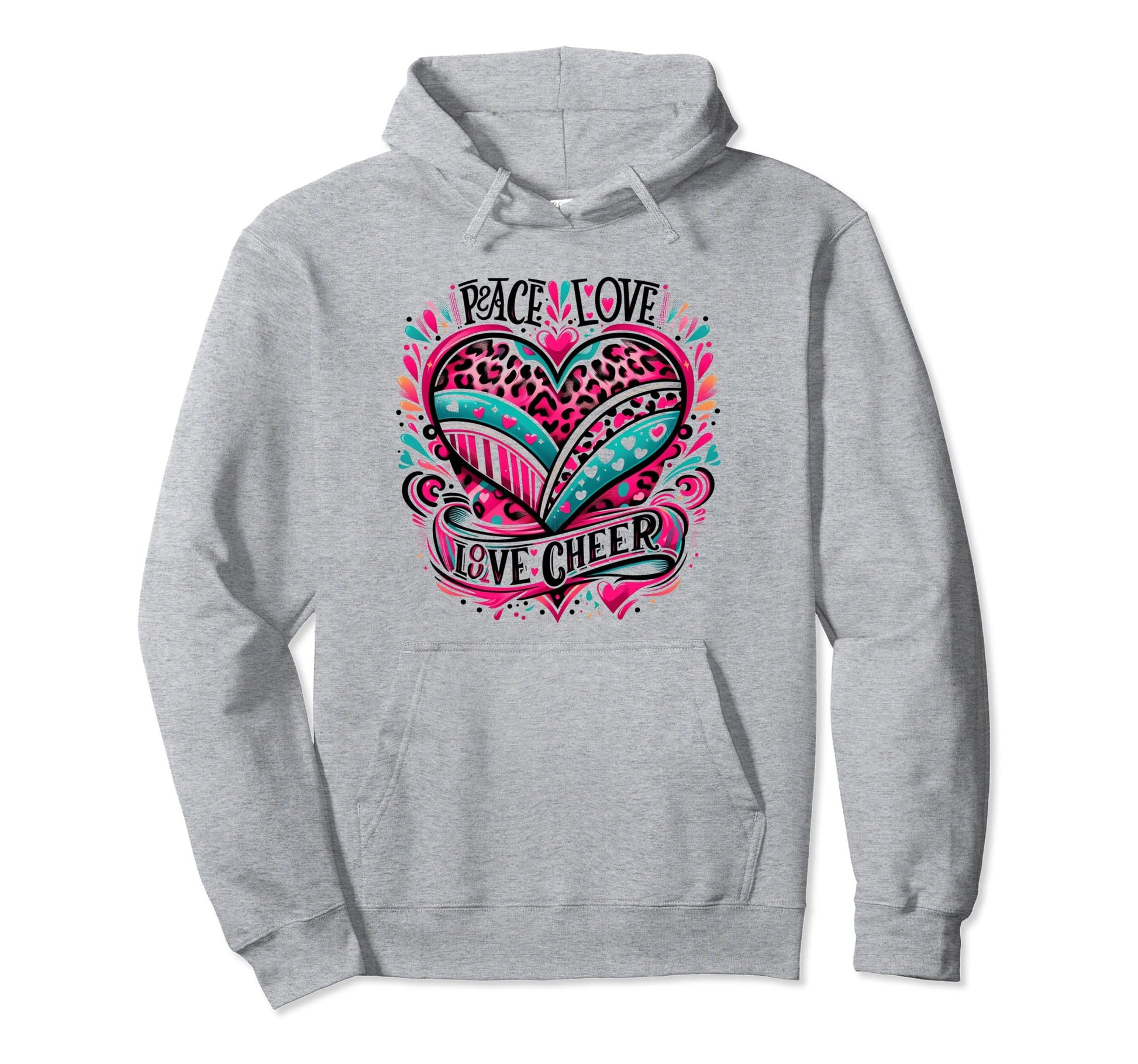 Find Joy Peace Love And Cheer Hoodie - Trendy Graphic Unisex - T-Shirt, Sweatshirt, Hoodie