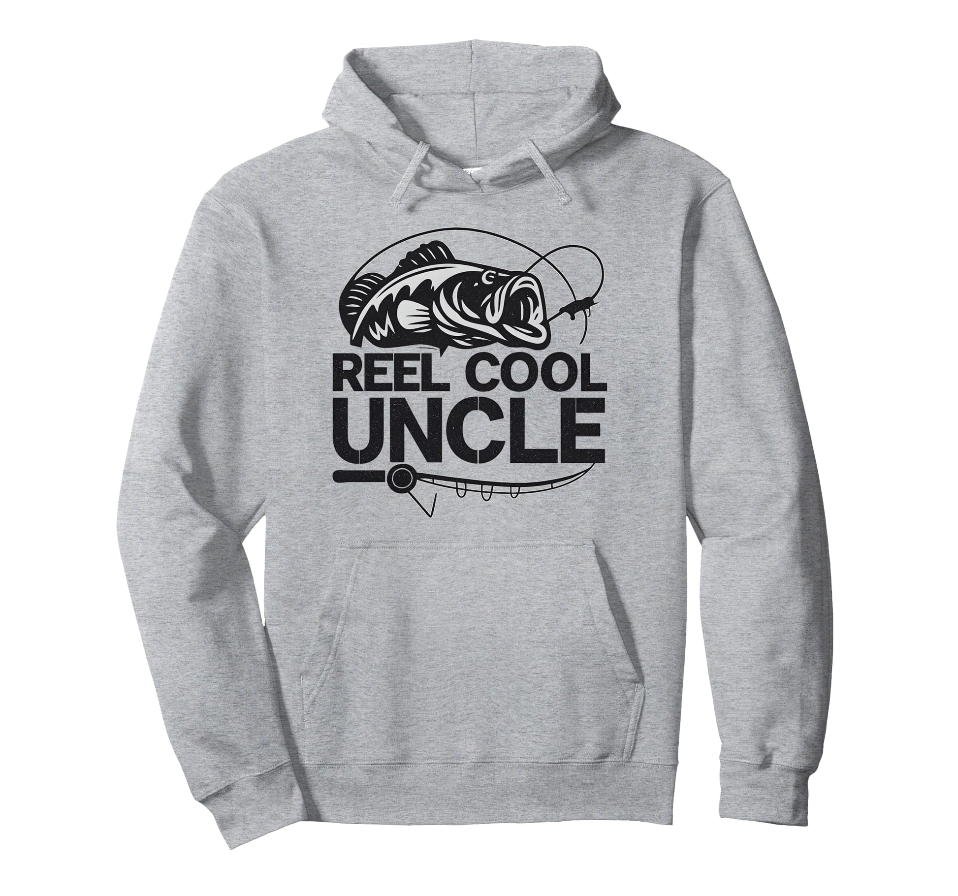 Reel Uncle Hoodie - Casual Everyday Wear Unisex - T-Shirt, Sweatshirt, Hoodie