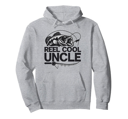 Reel Uncle Hoodie - Casual Everyday Wear Unisex - T-Shirt, Sweatshirt, Hoodie