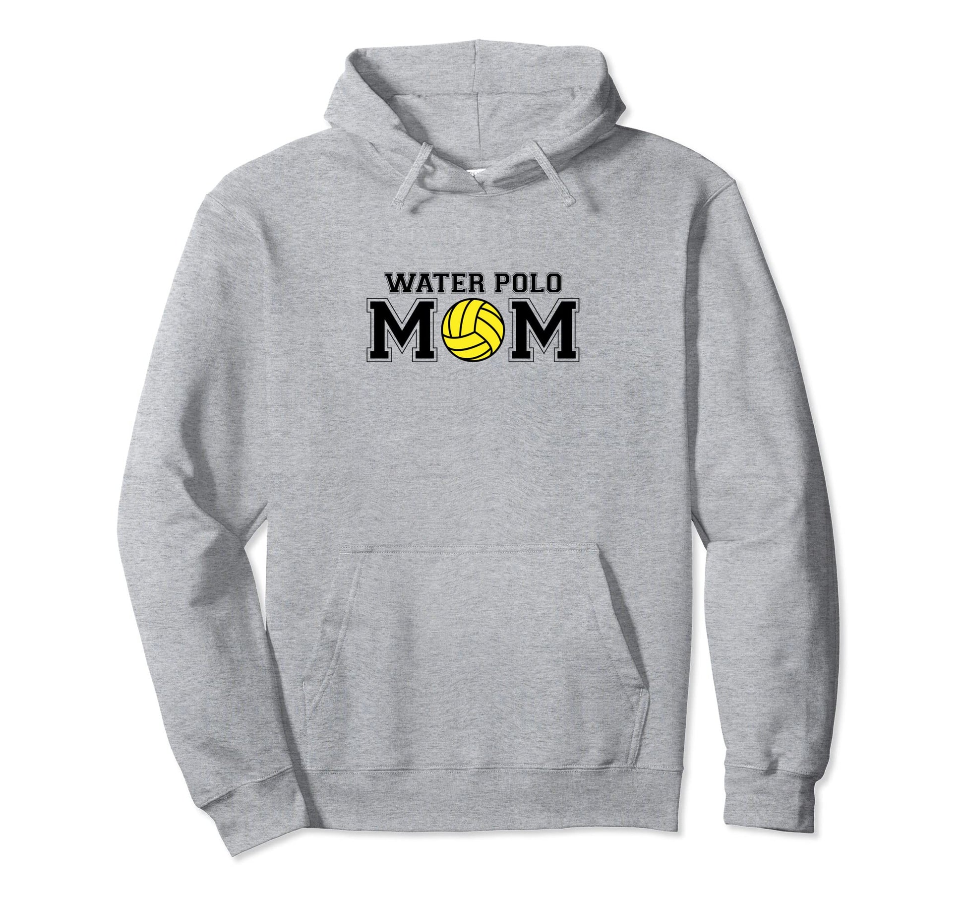 Water Polo Mom Game Day Black Logo Hoodie - Novelty Apparel Men Women - T-Shirt, Sweatshirt, Hoodie