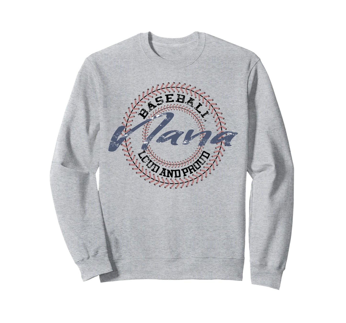 Baseball Nana Baseball Grandma Sweatshirt - Unique Graphic for Adults - T-Shirt, Sweatshirt, Hoodie