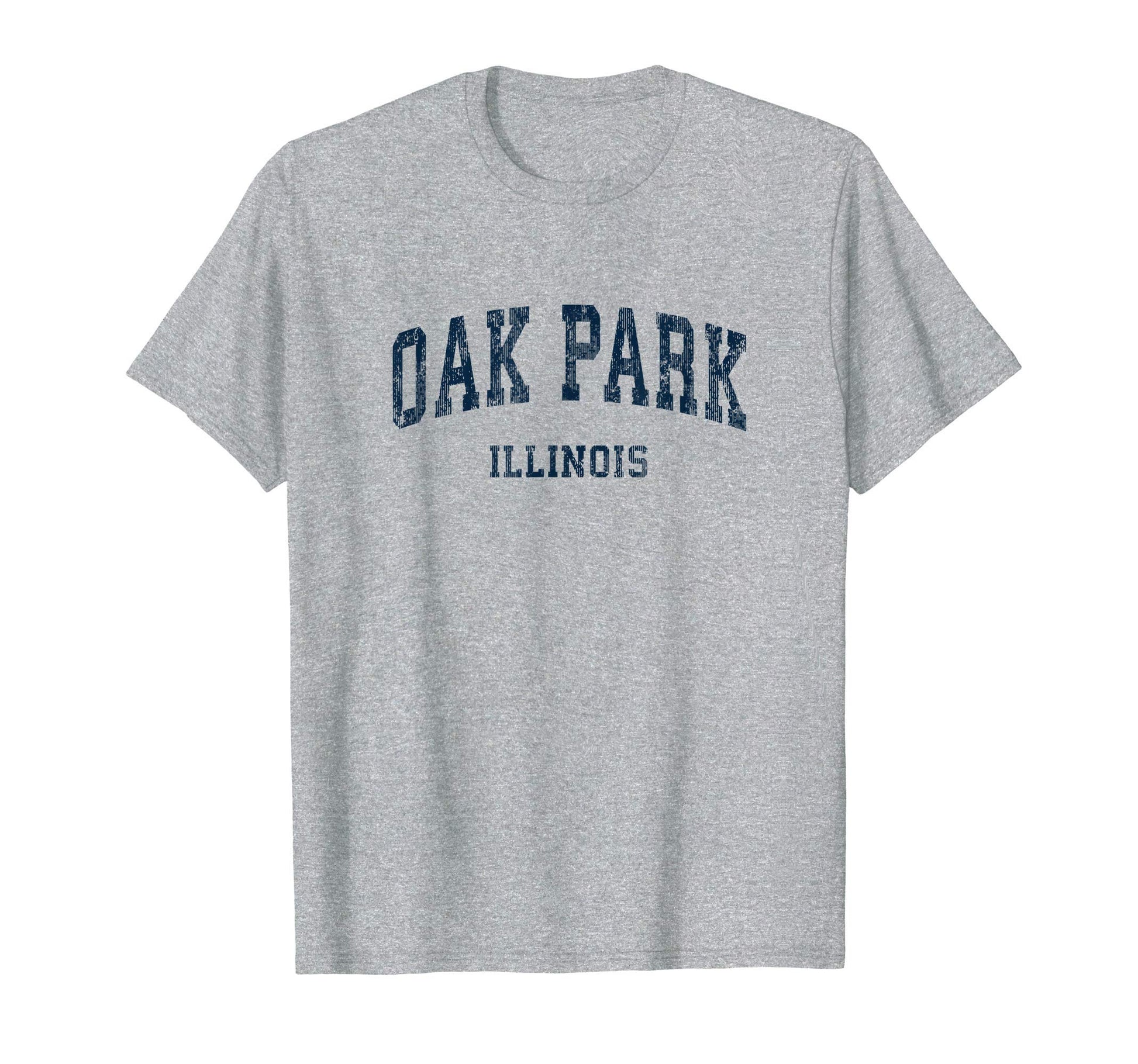 Oak Park Illinois Il Varsity Sports T-Shirt - Minimalist Print for Adults - T-Shirt, Sweatshirt, Hoodie