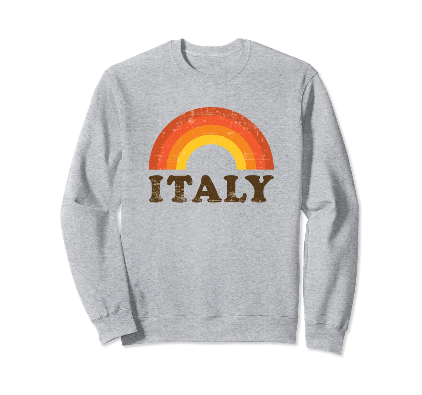 Italy Vacation Souvenir Distressed Sweatshirt - Trendy Graphic for Adults - T-Shirt, Sweatshirt, Hoodie